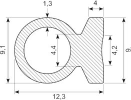 Ballonprofil Ø9.1 mm sh.65