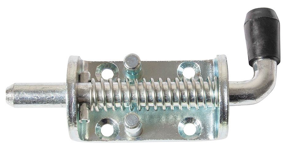 Fjederrigel. dorn Ø12 mm.
Flange og stopbolt stål el-galv.