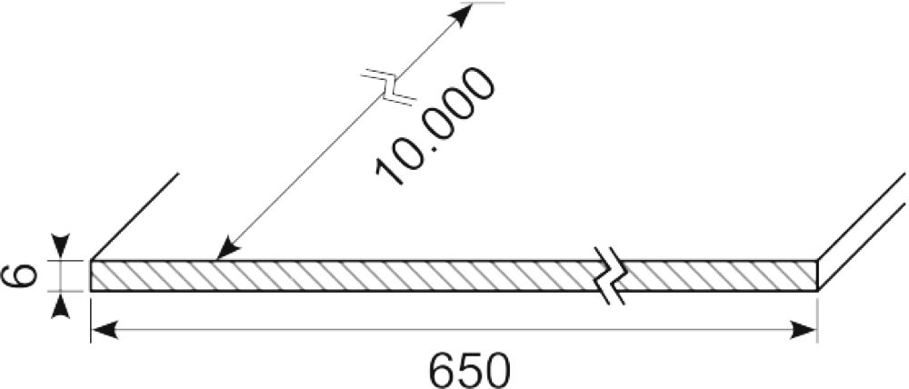 Gummiplade sh.70 NR-SBR