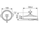 Motor for slimline 24 V. 6.5A