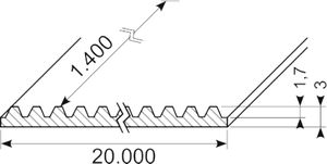 Sort finriflet NR/SBR. lugtfri