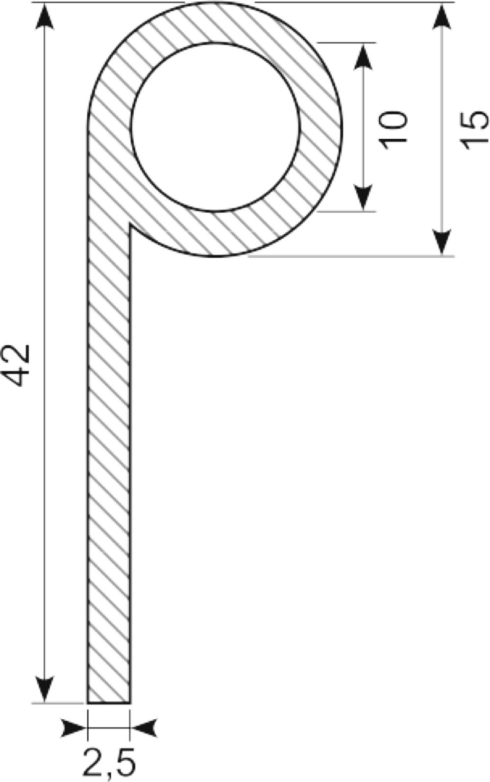 P-profil EPDM