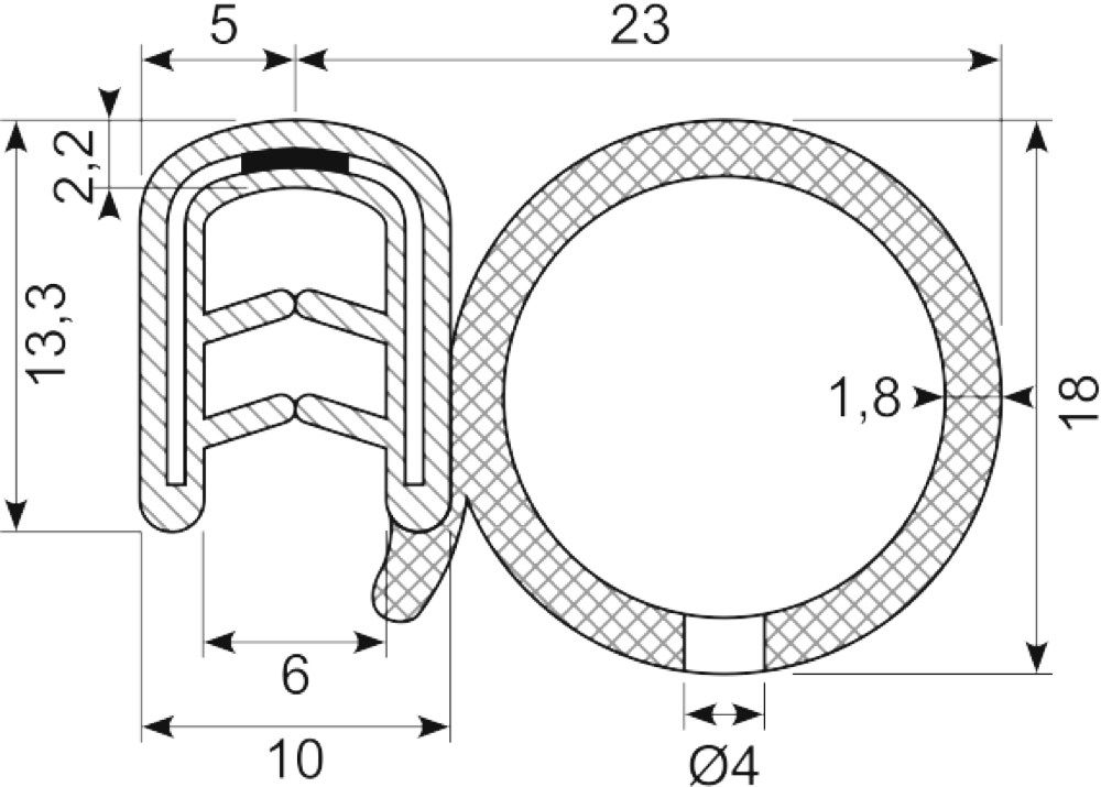 Kantliste Co.ex EPDM