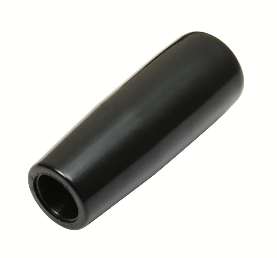 Sort knop Ø26X80 M12 indv.gev.
