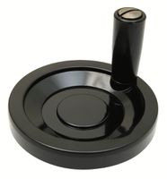 Håndhjul Ø80 m. Ø10 montagehul