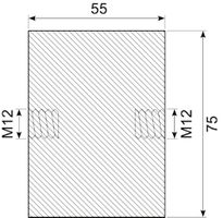 Gummibuffer Ø75x55 mm