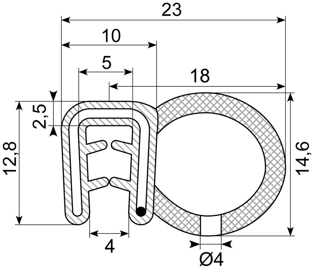 Kantliste Co.ex EPDM