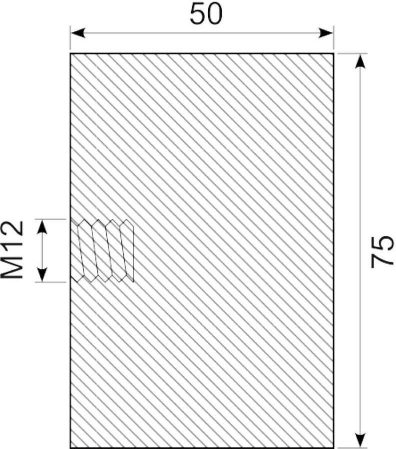 Vibrationsdæmper Ø75x50 mm