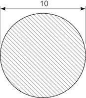 Svampegummisnor CR Ø 10.0 mm
