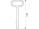 Nybygningsnøgle lgd. 133 mm