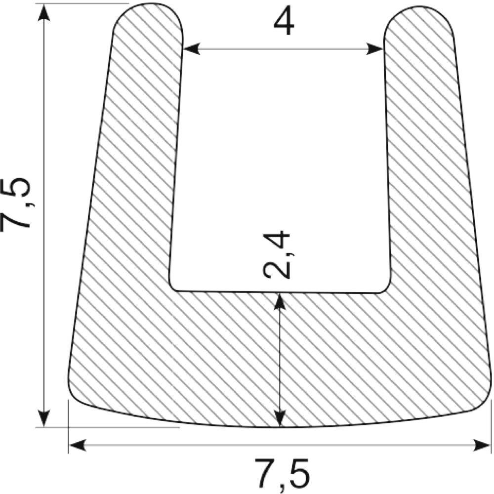 U-Profil EPDM