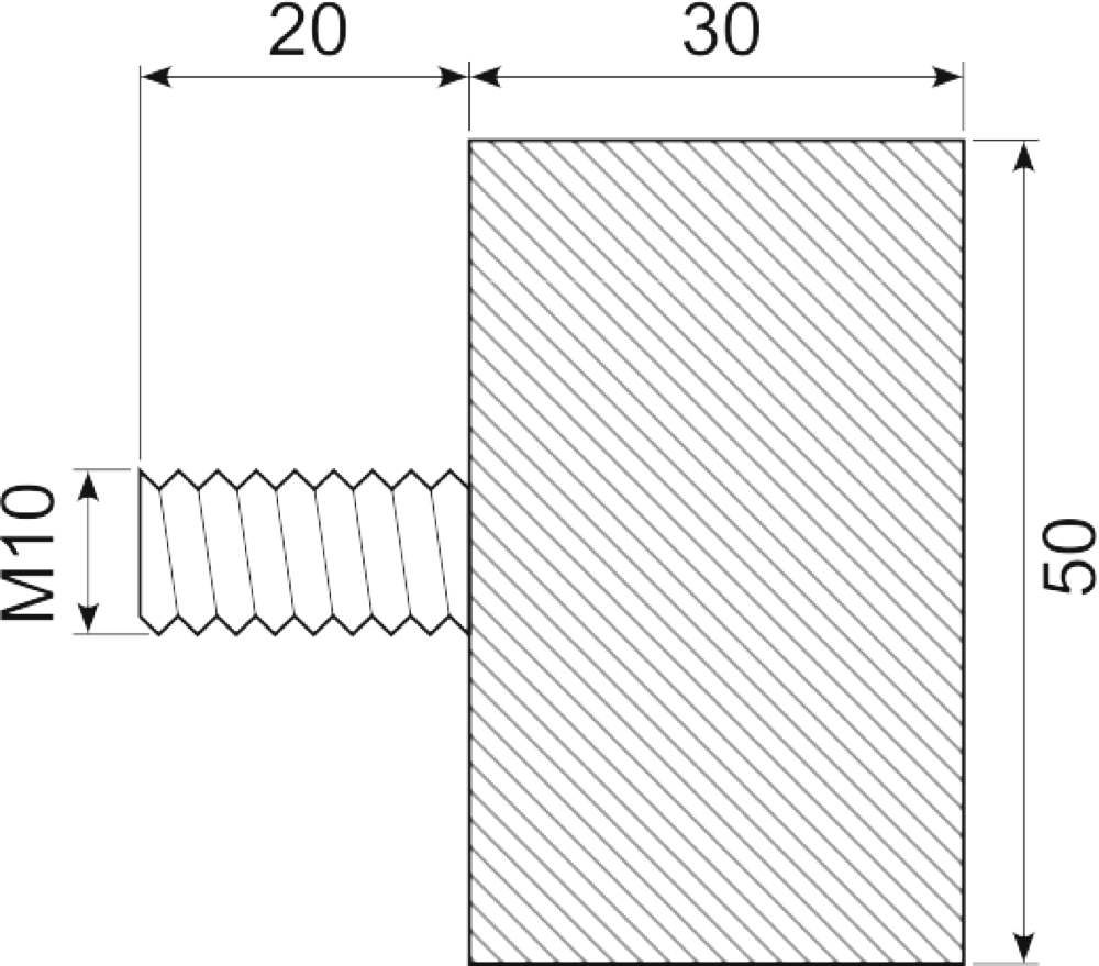 Vibrationsdæmper ø50X30 mm
