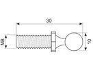 Bolt for kugleled 19.3880A3P