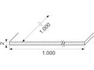 Svampegummiplade 2 mm EPDM