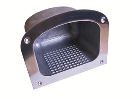 Poleret alu indbygningstrin.