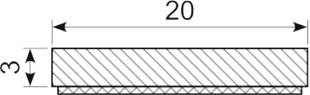 Sicocell 20 x 3 mm