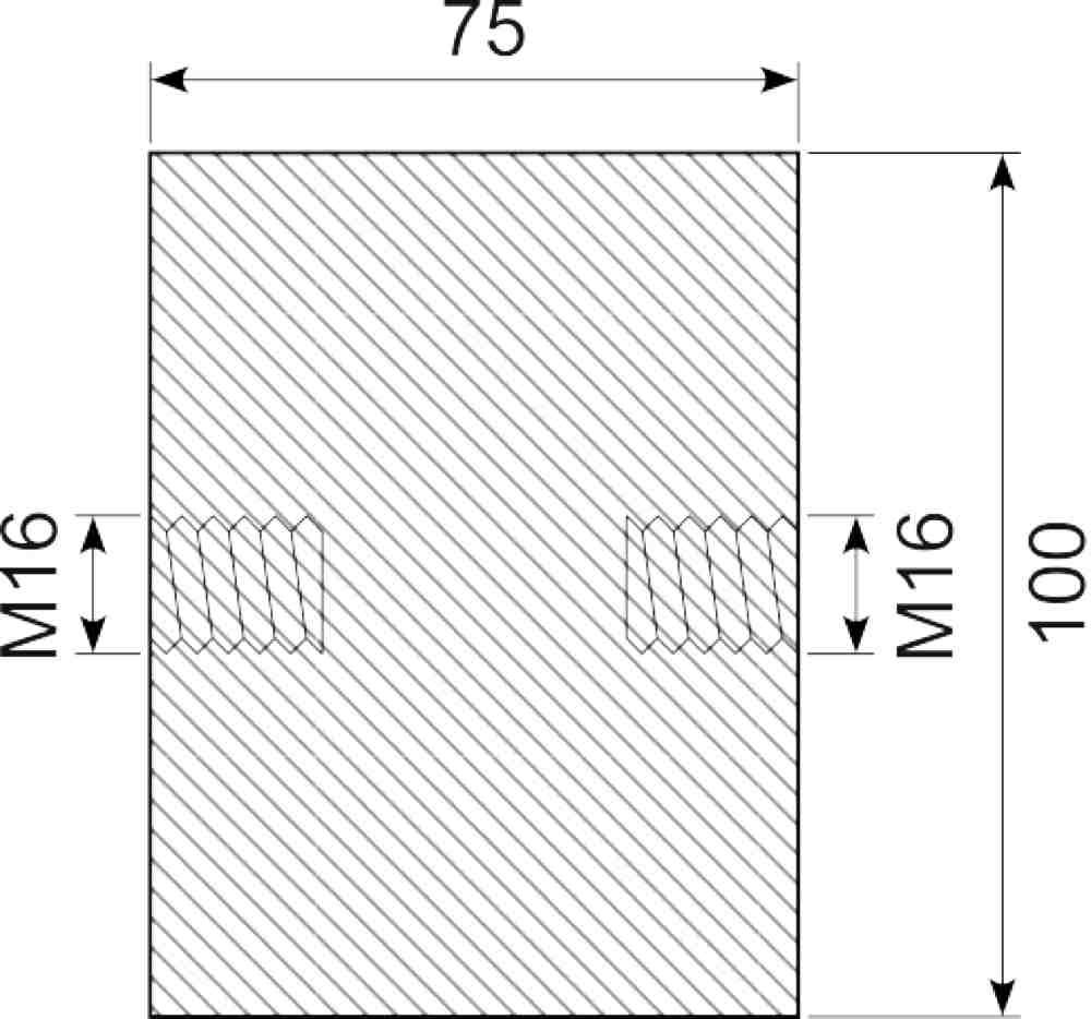 Vibrationsdæmper Ø100x75 mm