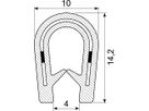 Kantliste PVC grip 1.0-4.0 mm
Sh 75
Steel Insert 26 x 0.5