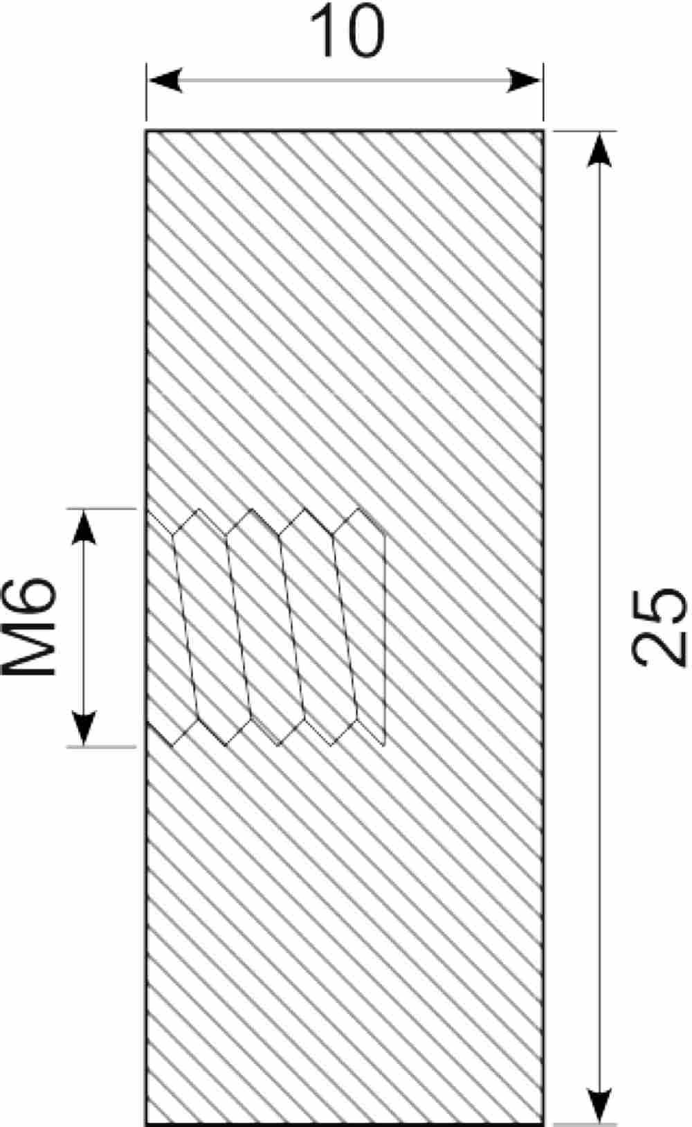 Vibrationsdæmper Ø25x10 mm