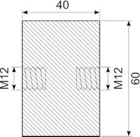 Vibrationsdæmper Ø60x40 mm