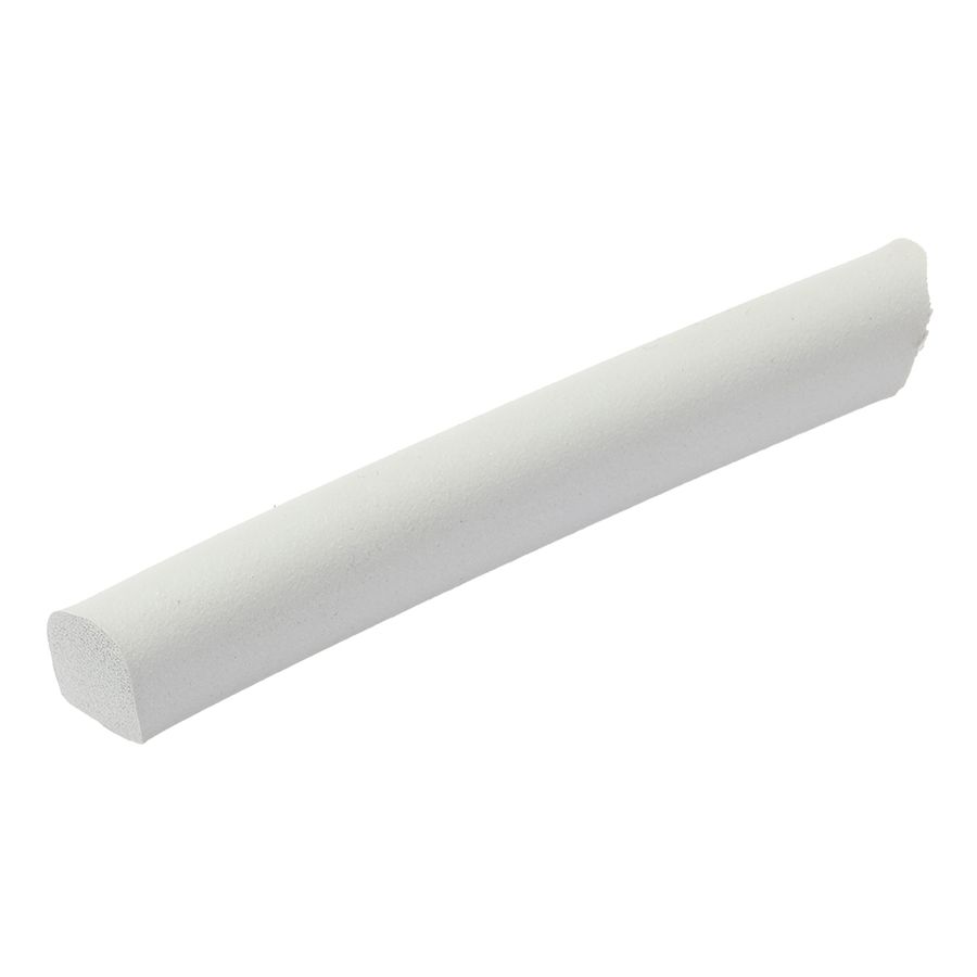 Svampegummi halvrund 12x17 mm