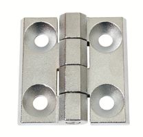 Zinkstøbt hængsel 60x60 krom