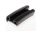 Fenderliste PVC sort