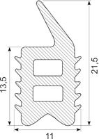 Elastisk PVC-Dørtætning