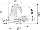 Rudeprofil EPDM