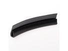 Fenderliste PVC sort 6 mm kant
