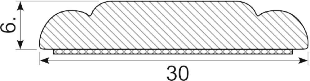 Sico-Trim sort med 2 blanke