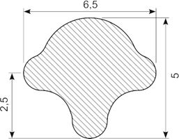 Låsekile f/profil 32.924