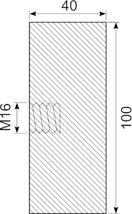 Vibrationsdæmper Ø100x40 mm