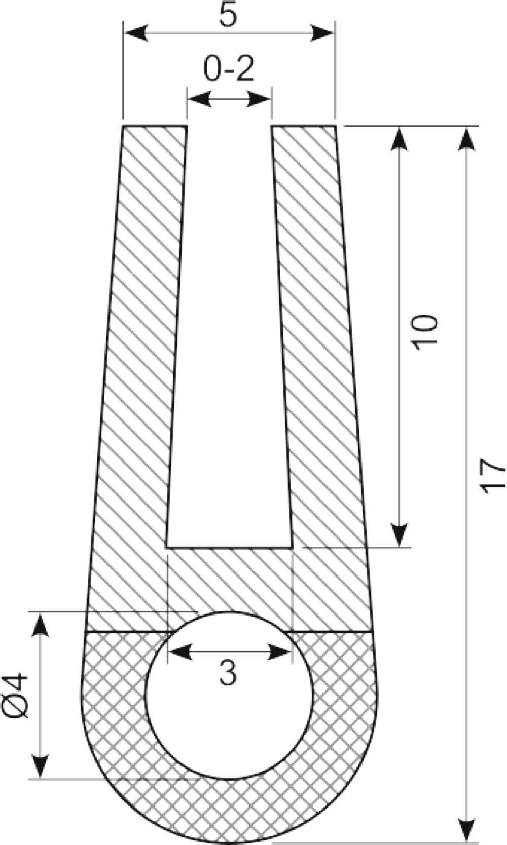 U-Profil EPDM