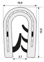 Kantliste 15x10mm PVC SH 75/60
1.5-3.0 mm(2-4mm)
Steel ins