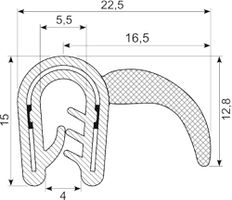 Kantliste Co.ex EPDM
