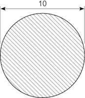 Svampegummisnor EPDM Ø 10 mm