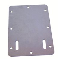 Bagplade rustfri for 15.580 &