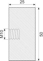 Vibrationsdæmper Ø50x25 mm