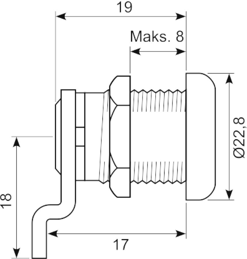 Nøglecylinder CH520