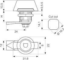 Kvartomdrejnings miniT-greb