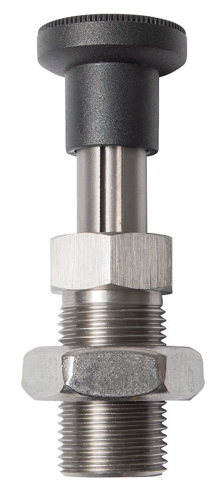 Rustfri positioneringsbolt d=12 kort
Rustfri SS303 Nylon kn