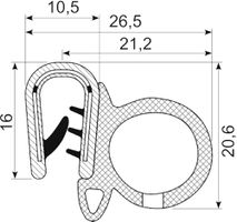 Kantliste PVC/Svampeg.