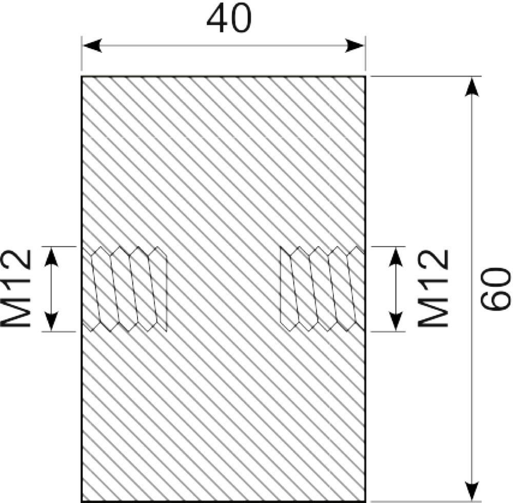 Vibrationsdæmper Ø60x40 mm