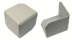 Alu casted corner grey powder