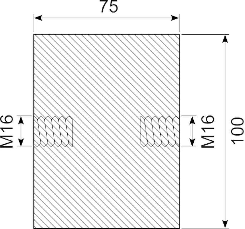 Vibrationsdæmper Ø100x75 mm