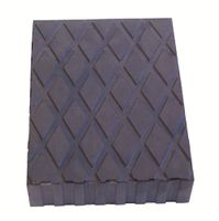 Gummiklods 160x120x35 mm for