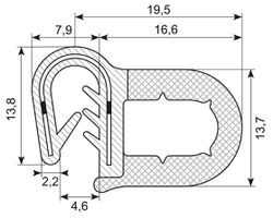 Kantliste Co.ex EPDM