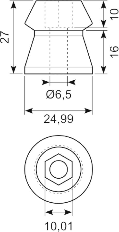 Dørholder han-del. PVC tap
