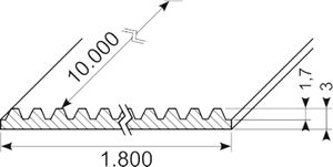 Sort finriflet - lugtfri